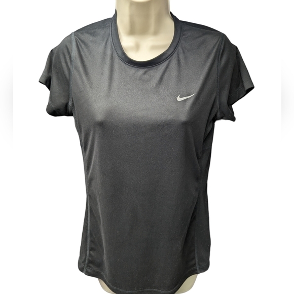 Nike Running Dri-Fit Short Sleeve Top Sz M - Picture 1 of 14